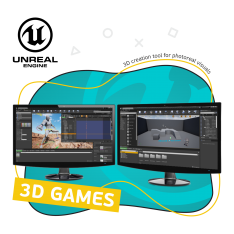 Unreal Engine 4. Игровой движок - КИБЕРшкола программирования для детей, компьютерные курсы для школьников, начинающих и подростков - KIBERone г. Новокузнецк