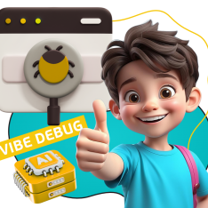 Тестирование & Vibe Debug. Охотники за багами - КИБЕРшкола программирования для детей, компьютерные курсы для школьников, начинающих и подростков - KIBERone г. Новокузнецк