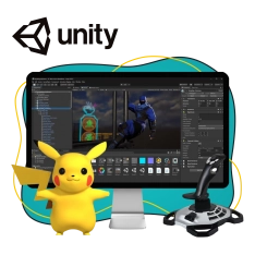 Мир игр на Unity 2D на популярном движке + AI-помощники - КИБЕРшкола программирования для детей, компьютерные курсы для школьников, начинающих и подростков - KIBERone г. Новокузнецк
