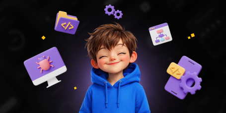 Идеальный сайт с нуля: код, дизайн и AI-помощник - КИБЕРшкола программирования для детей, компьютерные курсы для школьников, начинающих и подростков - KIBERone г. Новокузнецк